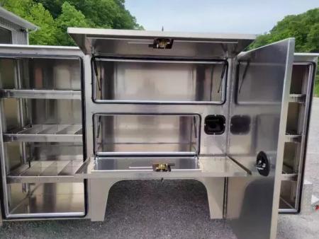 New Martin Truck Bodies HSB Service Body DRW 84" CA Cab and Chassis 57" Tall Compartments