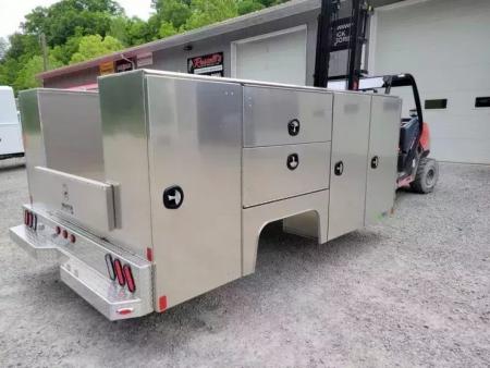 New Martin Truck Bodies HSB Service Body DRW 84" CA Cab and Chassis 57" Tall Compartments