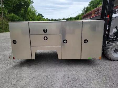 New Martin Truck Bodies HSB Service Body DRW 84" CA Cab and Chassis 57" Tall Compartments
