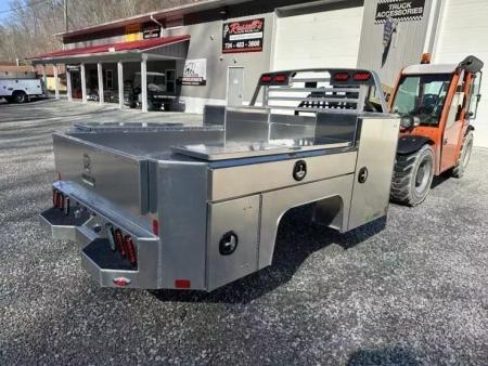 New Martin Truck Bodies Aluminum Gooseneck Service Body SRW 8' SMOOTH APPEARANCE