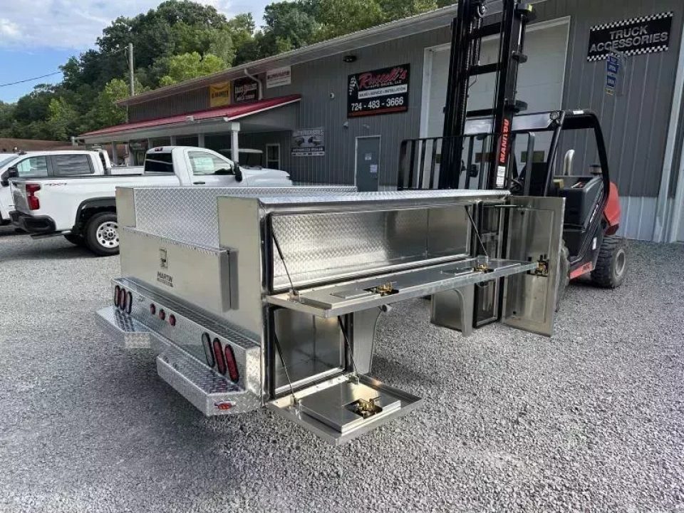 New Martin Truck Bodies Aluminum SSB Service Body Shortbed SRW Ford or GM