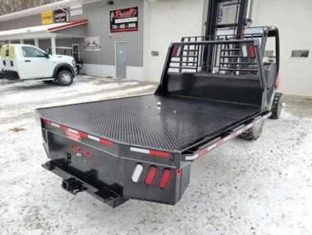 New Zimmerman Truck Bodies DRW Longbed 8' Flatbed with B&W Turnover Ball 3000XL