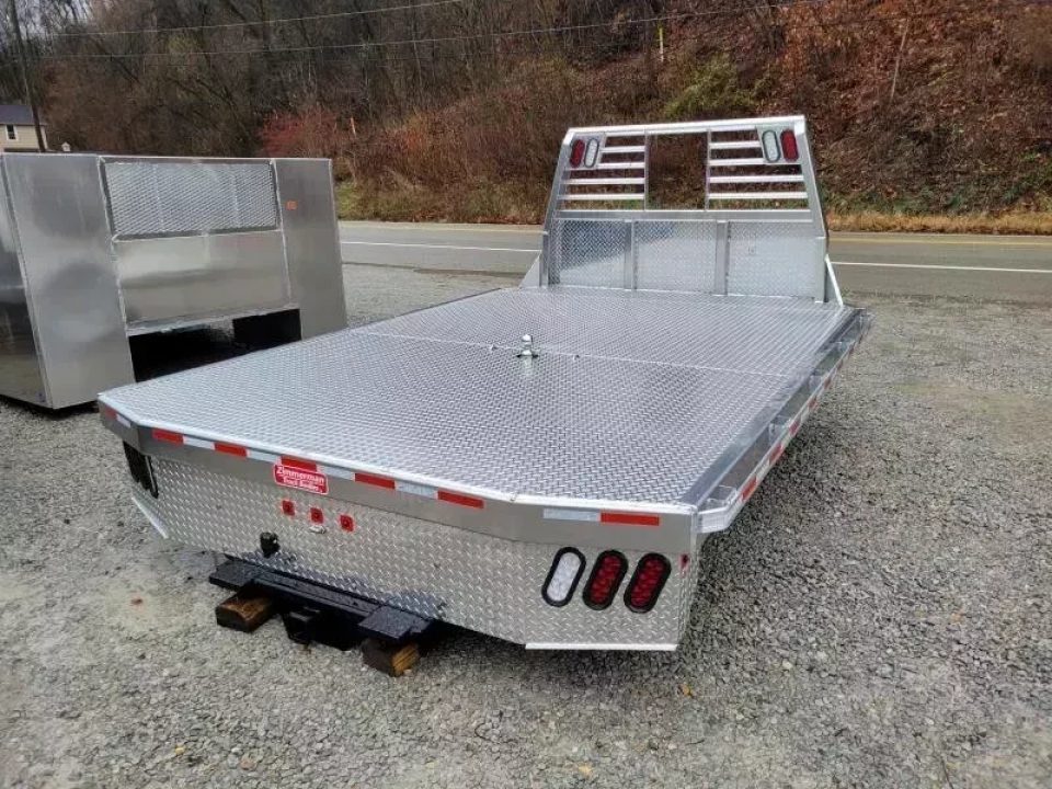 New Zimmerman Flatbed 84" CA DRW Chassis 97x136 with B&W Turnover Ball 6000XL