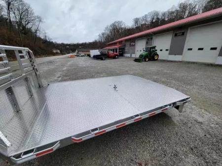 New Zimmerman Flatbed 84" CA DRW Chassis 97x136 with B&W Turnover Ball 6000XL