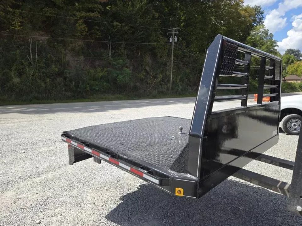 New Zimmerman Truck Bodies SRW Shortbed Flatbed with B&W Turnover Ball 3000XL