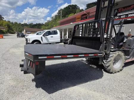 New Zimmerman Truck Bodies SRW Shortbed Flatbed with B&W Turnover Ball 3000XL
