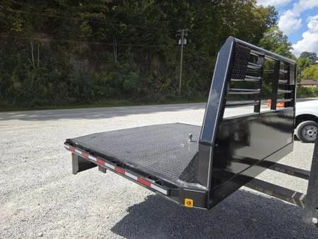 New Zimmerman Truck Bodies SRW Shortbed Flatbed with B&W Turnover Ball 3000XL