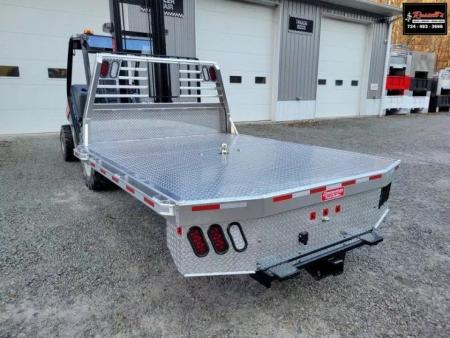 New Zimmerman Truck Bodies SRW Longbed 8' Flatbed with B&W Turnover Ball 6000XL