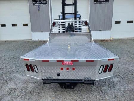 New Zimmerman Truck Bodies SRW Longbed 8' Flatbed with B&W Turnover Ball 6000XL