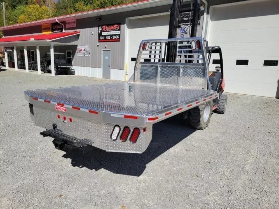 New Zimmerman Flatbed 60" CA DRW Chassis 97x114 with B&W Turnover Ball 6000XL