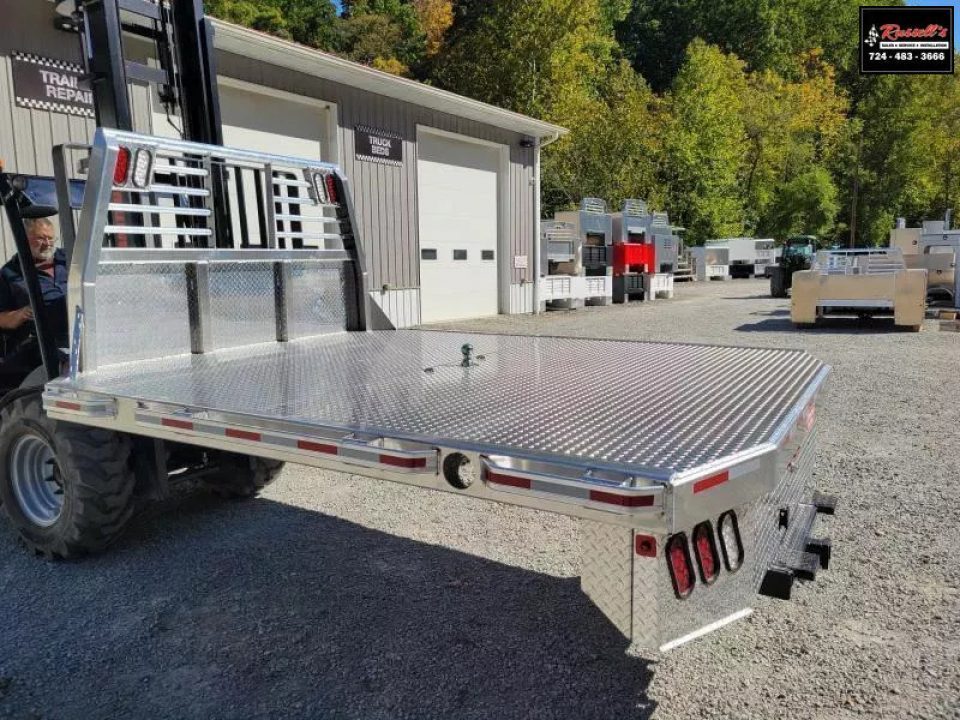 New Zimmerman Flatbed 60" CA DRW Chassis 97x114 with B&W Turnover Ball 6000XL