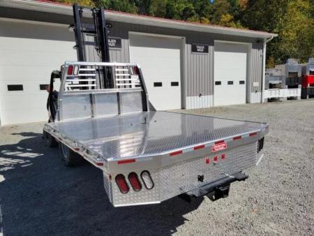 New Zimmerman Flatbed 60" CA DRW Chassis 97x114 with B&W Turnover Ball 6000XL