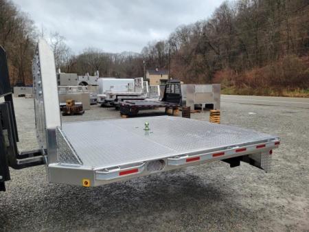 New Zimmerman Truck Bodies 8' DRW Longbed Flatbed with B&W Turnover Ball