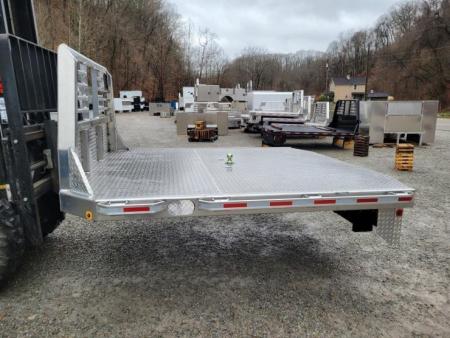 New Zimmerman Truck Bodies 8' DRW Longbed Flatbed with B&W Turnover Ball