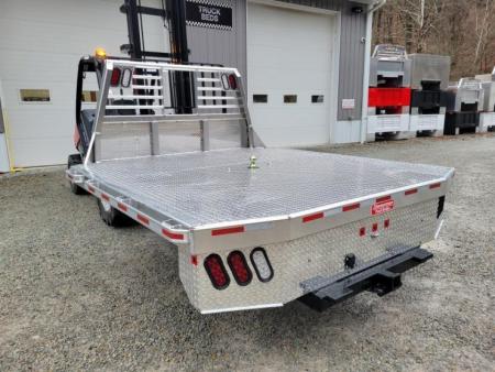 New Zimmerman Truck Bodies 8' DRW Longbed Flatbed with B&W Turnover Ball