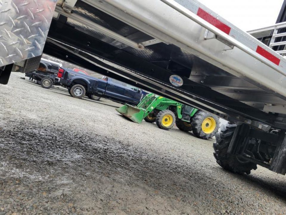 New Zimmerman Truck Bodies 8' DRW Longbed Flatbed with B&W Turnover Ball