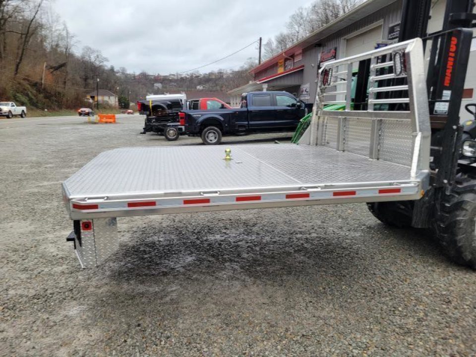 New Zimmerman Truck Bodies 8' DRW Longbed Flatbed with B&W Turnover Ball