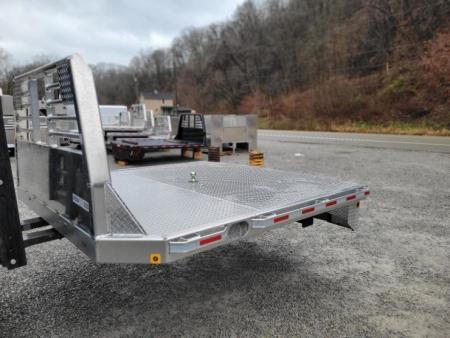 New Zimmerman Truck Bodies 8' DRW Longbed Flatbed with B&W Turnover Ball