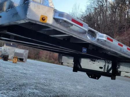 New Zimmerman Truck Bodies SRW Longbed 8' Flatbed with B&W Turnover Ball 6000XL