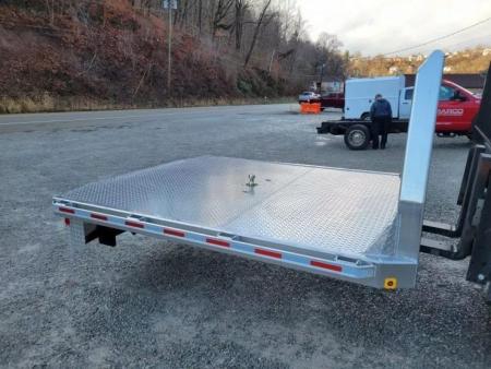 New Zimmerman Truck Bodies SRW Longbed 8' Flatbed with B&W Turnover Ball 6000XL