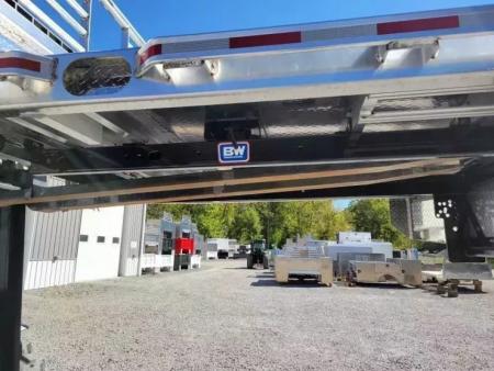 New Zimmerman Truck Bodies SRW Shortbed Flatbed with B&W Turnover Ball