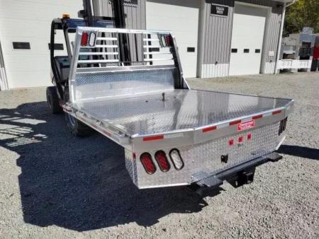 New Zimmerman Truck Bodies SRW Shortbed Flatbed with B&W Turnover Ball