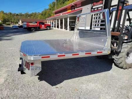 New Zimmerman Truck Bodies SRW Shortbed Flatbed with B&W Turnover Ball