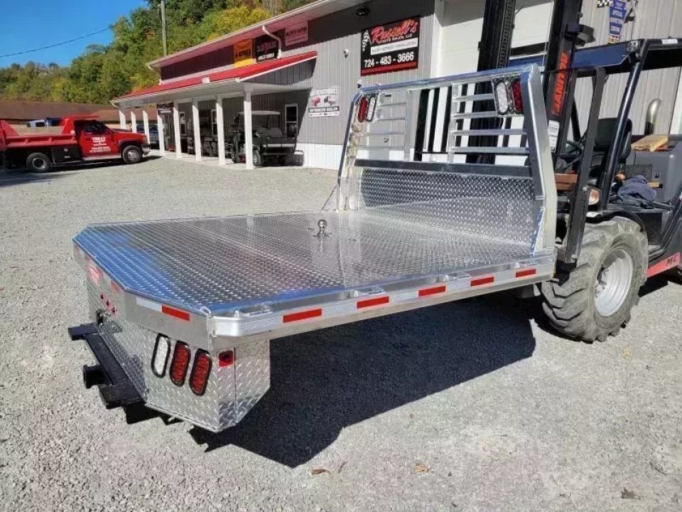 New Zimmerman Truck Bodies SRW Shortbed Flatbed with B&W Turnover Ball
