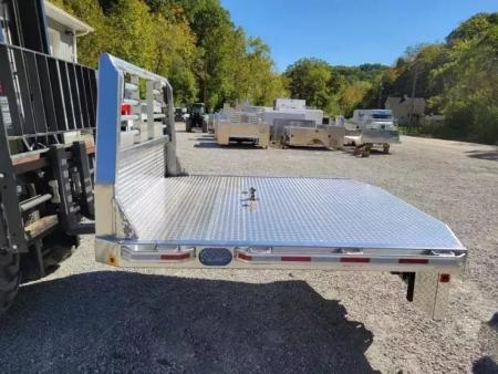 New Zimmerman Truck Bodies SRW Shortbed Flatbed with B&W Turnover Ball