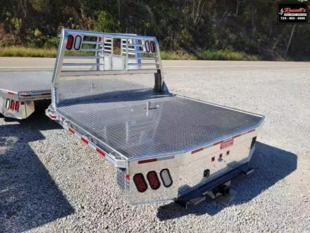 New Zimmerman Truck Bodies SRW Shortbed Flatbed with B&W Turnover Ball