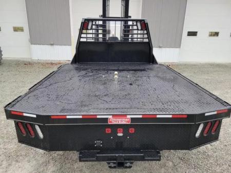 New Zimmerman Flatbed 60" CA DRW Chassis 97x114 with B&W Turnover Ball 3000XL