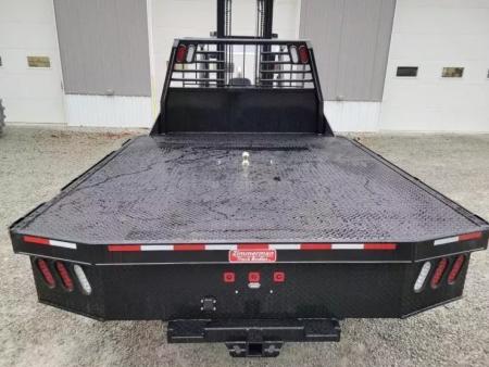 New Zimmerman Flatbed 60" CA DRW Chassis 97x114 with B&W Turnover Ball 3000XL