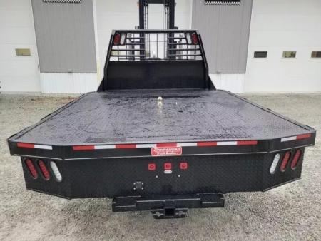 New Zimmerman Flatbed 60" CA DRW Chassis 97x114 with B&W Turnover Ball 3000XL