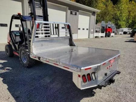 New Zimmerman Truck Bodies SRW Shortbed Flatbed with B&W Turnover Ball