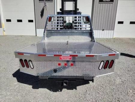 New Zimmerman Truck Bodies SRW Shortbed Flatbed with B&W Turnover Ball
