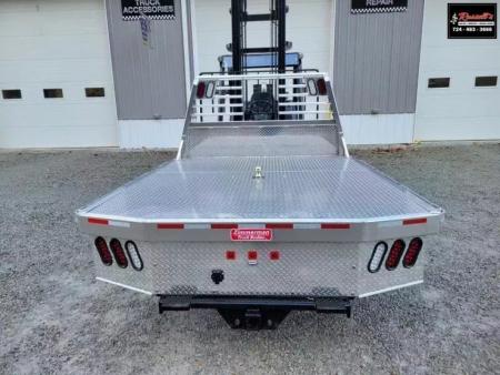 New Zimmerman Truck Bodies SRW Longbed 8' Flatbed with B&W Turnover Ball 6000XL