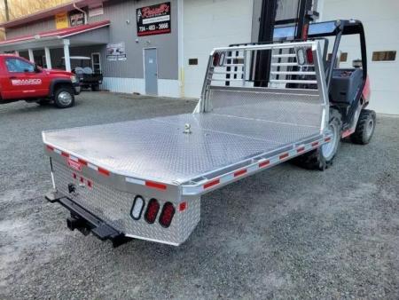 New Zimmerman Truck Bodies SRW Longbed 8' Flatbed with B&W Turnover Ball 6000XL
