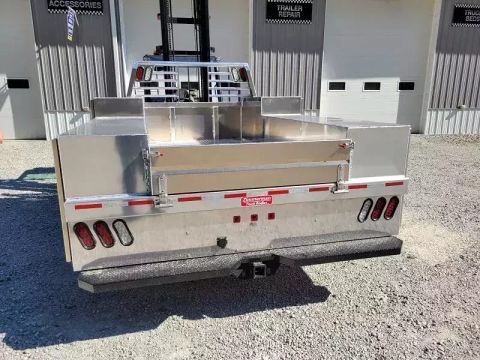 New Zimmerman Aluminum Gooseneck Service Body DRW 60" CA Cab and Chassis Advantage