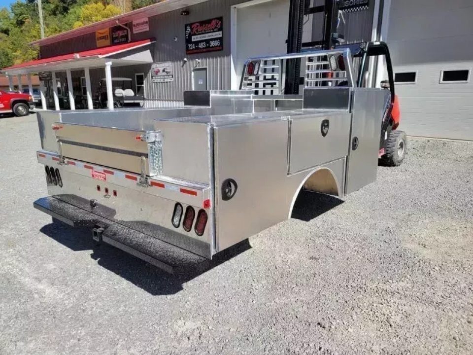 New Zimmerman Aluminum Gooseneck Service Body DRW 60" CA Cab and Chassis Advantage