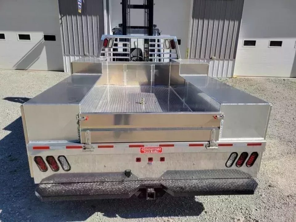 New Zimmerman Aluminum Gooseneck Service Body DRW 60" CA Cab and Chassis Advantage