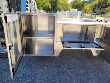 New Zimmerman Aluminum Gooseneck Service Body DRW 60" CA Cab and Chassis Advantage