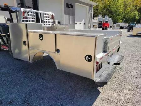 New Zimmerman Aluminum Gooseneck Service Body DRW 60" CA Cab and Chassis Advantage