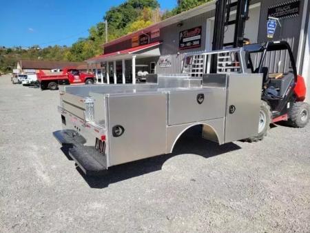 New Zimmerman Aluminum Gooseneck Service Body DRW 60" CA Cab and Chassis Advantage
