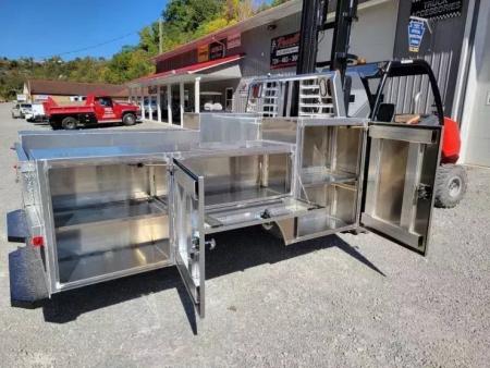 New Zimmerman Aluminum Gooseneck Service Body DRW 60" CA Cab and Chassis Advantage