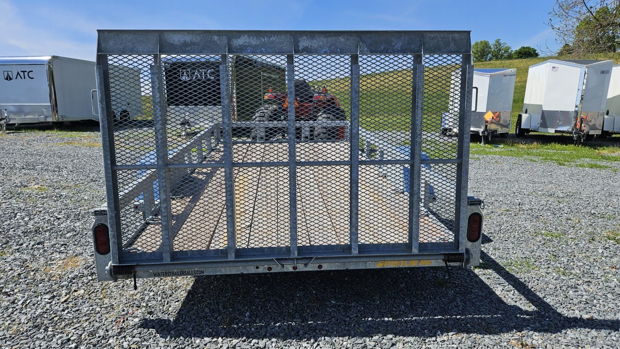 New 2026 Pequea Trailers 80x14SA GALVANIZED Utility Trailer