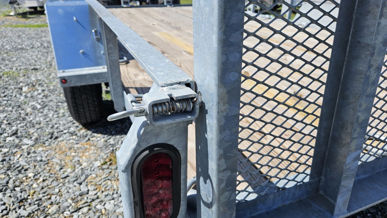 New 2026 Pequea Trailers 80x14SA GALVANIZED Utility Trailer