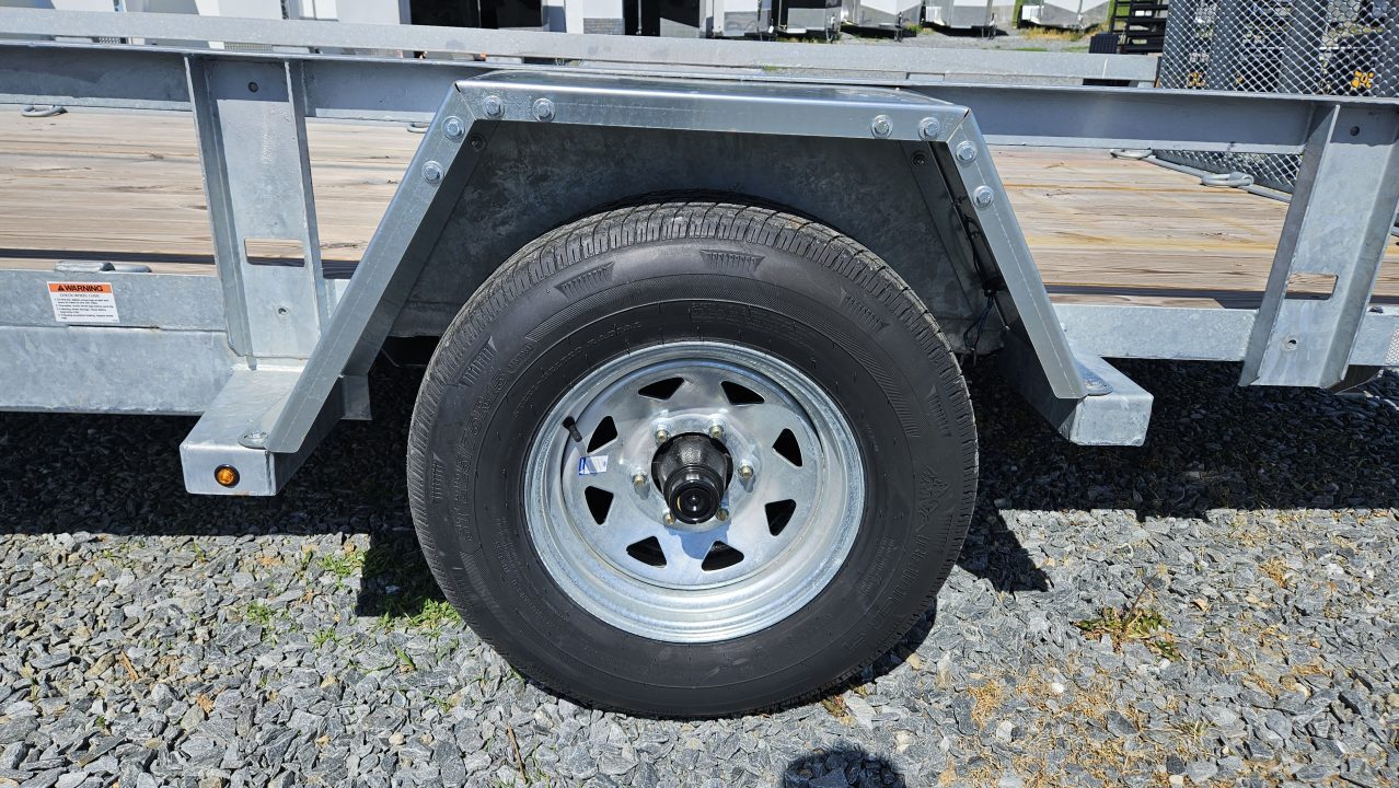 New 2026 Pequea Trailers 80x14SA GALVANIZED Utility Trailer