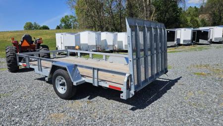 New 2026 Pequea Trailers 80x14SA GALVANIZED Utility Trailer