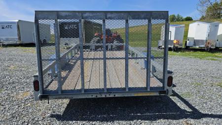 New 2026 Pequea Trailers 80x14SA GALVANIZED Utility Trailer