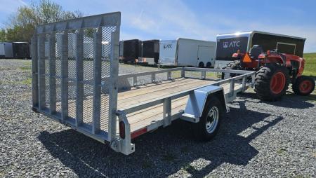 New 2026 Pequea Trailers 80x14SA GALVANIZED Utility Trailer